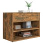vidaXL Schuhbank Räuchereiche 60x30x45 cm Holzwerkstoff vidaXL Schuhbank Räuchereiche 60x30x45 cm Holzwerkstoff