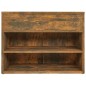 vidaXL Schuhbank Räuchereiche 60x30x45 cm Holzwerkstoff vidaXL Schuhbank Räuchereiche 60x30x45 cm Holzwerkstoff
