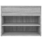 vidaXL Schuhbank Grau Sonoma 60x30x45 cm Holzwerkstoff vidaXL Schuhbank Grau Sonoma 60x30x45 cm Holzwerkstoff