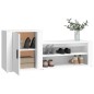 vidaXL Schuhschrank Weiß 130x35x54 cm Holzwerkstoff vidaXL Schuhschrank Weiß 130x35x54 cm Holzwerkstoff