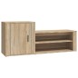 vidaXL Schuhschrank Sonoma-Eiche 130x35x54 cm Holzwerkstoff vidaXL Schuhschrank Sonoma-Eiche 130x35x54 cm Holzwerkstoff