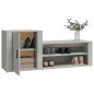 vidaXL Schuhschrank Betongrau 130x35x54 cm Holzwerkstoff vidaXL Schuhschrank Betongrau 130x35x54 cm Holzwerkstoff