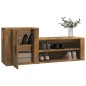 vidaXL Schuhschrank Räuchereiche 130x35x54 cm Holzwerkstoff vidaXL Schuhschrank Räuchereiche 130x35x54 cm Holzwerkstoff