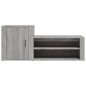 vidaXL Schuhschrank Grau Sonoma 130x35x54 cm Holzwerkstoff vidaXL Schuhschrank Grau Sonoma 130x35x54 cm Holzwerkstoff