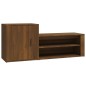 vidaXL Schuhschrank Braun Eichen-Optik 130x35x54 cm Holzwerkstoff vidaXL Schuhschrank Braun Eichen-Optik 130x35x54 cm Holzwerkstoff