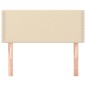 Kopfteil Creme 90x5x78/88 cm Stoff