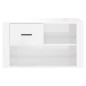 vidaXL Schuhschrank Hochglanz-Weiß 80x35x45 cm Holzwerkstoff vidaXL Schuhschrank Hochglanz-Weiß 80x35x45 cm Holzwerkstoff