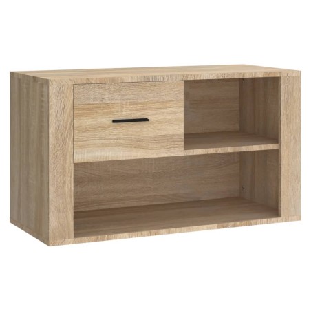 vidaXL Schuhschrank Sonoma-Eiche 80x35x45 cm Holzwerkstoff