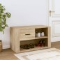 vidaXL Schuhschrank Sonoma-Eiche 80x35x45 cm Holzwerkstoff