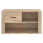 vidaXL Schuhschrank Sonoma-Eiche 80x35x45 cm Holzwerkstoff