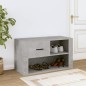vidaXL Schuhschrank Betongrau 80x35x45 cm Holzwerkstoff vidaXL Schuhschrank Betongrau 80x35x45 cm Holzwerkstoff