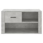 vidaXL Schuhschrank Betongrau 80x35x45 cm Holzwerkstoff vidaXL Schuhschrank Betongrau 80x35x45 cm Holzwerkstoff