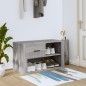 vidaXL Schuhschrank Grau Sonoma 80x35x45 cm Holzwerkstoff vidaXL Schuhschrank Grau Sonoma 80x35x45 cm Holzwerkstoff