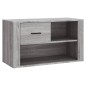 vidaXL Schuhschrank Grau Sonoma 80x35x45 cm Holzwerkstoff vidaXL Schuhschrank Grau Sonoma 80x35x45 cm Holzwerkstoff