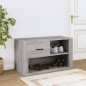 vidaXL Schuhschrank Grau Sonoma 80x35x45 cm Holzwerkstoff vidaXL Schuhschrank Grau Sonoma 80x35x45 cm Holzwerkstoff