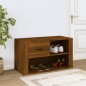 vidaXL Schuhschrank Braun Eichen-Optik 80x35x45 cm Holzwerkstoff vidaXL Schuhschrank Braun Eichen-Optik 80x35x45 cm Holzwerkstoff