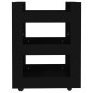 vidaXL Küchenwagen Schwarz 60x45x80 cm Holzwerkstoff vidaXL Küchenwagen Schwarz 60x45x80 cm Holzwerkstoff