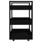 vidaXL Küchenwagen Schwarz 60x45x80 cm Holzwerkstoff vidaXL Küchenwagen Schwarz 60x45x80 cm Holzwerkstoff