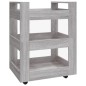 vidaXL Küchenwagen Grau Sonoma 60x45x80 cm Holzwerkstoff vidaXL Küchenwagen Grau Sonoma 60x45x80 cm Holzwerkstoff
