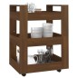 vidaXL Küchenwagen Braun Eichen-Optik 60x45x80 cm Holzwerkstoff vidaXL Küchenwagen Braun Eichen-Optik 60x45x80 cm Holzwerkstoff