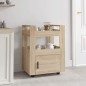 vidaXL Küchenwagen Sonoma-Eiche 60x45x80 cm Holzwerkstoff vidaXL Küchenwagen Sonoma-Eiche 60x45x80 cm Holzwerkstoff
