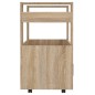 vidaXL Küchenwagen Sonoma-Eiche 60x45x80 cm Holzwerkstoff vidaXL Küchenwagen Sonoma-Eiche 60x45x80 cm Holzwerkstoff