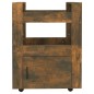 vidaXL Küchenwagen Räuchereiche 60x45x80 cm Holzwerkstoff vidaXL Küchenwagen Räuchereiche 60x45x80 cm Holzwerkstoff