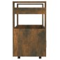 vidaXL Küchenwagen Räuchereiche 60x45x80 cm Holzwerkstoff vidaXL Küchenwagen Räuchereiche 60x45x80 cm Holzwerkstoff