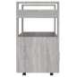 vidaXL Küchenwagen Grau Sonoma 60x45x80 cm Holzwerkstoff vidaXL Küchenwagen Grau Sonoma 60x45x80 cm Holzwerkstoff