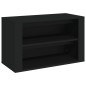 vidaXL Schuhregal Schwarz 75x35x45 cm Holzwerkstoff vidaXL Schuhregal Schwarz 75x35x45 cm Holzwerkstoff