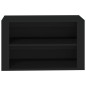 vidaXL Schuhregal Schwarz 75x35x45 cm Holzwerkstoff vidaXL Schuhregal Schwarz 75x35x45 cm Holzwerkstoff