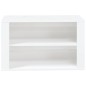 vidaXL Schuhregal Hochglanz-Weiß 75x35x45 cm Holzwerkstoff vidaXL Schuhregal Hochglanz-Weiß 75x35x45 cm Holzwerkstoff