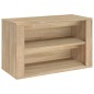 vidaXL Schuhregal Sonoma-Eiche 75x35x45 cm Holzwerkstoff vidaXL Schuhregal Sonoma-Eiche 75x35x45 cm Holzwerkstoff