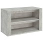 vidaXL Schuhregal Betongrau 75x35x45 cm Holzwerkstoff vidaXL Schuhregal Betongrau 75x35x45 cm Holzwerkstoff