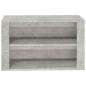 vidaXL Schuhregal Betongrau 75x35x45 cm Holzwerkstoff vidaXL Schuhregal Betongrau 75x35x45 cm Holzwerkstoff