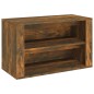 vidaXL Schuhregal Räuchereiche 75x35x45 cm Holzwerkstoff vidaXL Schuhregal Räuchereiche 75x35x45 cm Holzwerkstoff