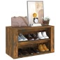 vidaXL Schuhregal Räuchereiche 75x35x45 cm Holzwerkstoff vidaXL Schuhregal Räuchereiche 75x35x45 cm Holzwerkstoff