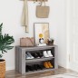 vidaXL Schuhregal Grau Sonoma 75x35x45 cm Holzwerkstoff vidaXL Schuhregal Grau Sonoma 75x35x45 cm Holzwerkstoff