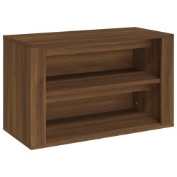 vidaXL Schuhregal Braun Eichen-Optik 75x35x45 cm Holzwerkstoff
