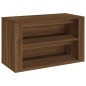vidaXL Schuhregal Braun Eichen-Optik 75x35x45 cm Holzwerkstoff vidaXL Schuhregal Braun Eichen-Optik 75x35x45 cm Holzwerkstoff