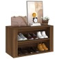 vidaXL Schuhregal Braun Eichen-Optik 75x35x45 cm Holzwerkstoff vidaXL Schuhregal Braun Eichen-Optik 75x35x45 cm Holzwerkstoff