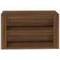 vidaXL Schuhregal Braun Eichen-Optik 75x35x45 cm Holzwerkstoff vidaXL Schuhregal Braun Eichen-Optik 75x35x45 cm Holzwerkstoff
