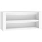 vidaXL Schuhregal Weiß 100x35x45 cm Holzwerkstoff vidaXL Schuhregal Weiß 100x35x45 cm Holzwerkstoff