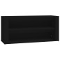 vidaXL Schuhregal Schwarz 100x35x45 cm Holzwerkstoff vidaXL Schuhregal Schwarz 100x35x45 cm Holzwerkstoff
