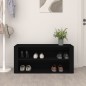 vidaXL Schuhregal Schwarz 100x35x45 cm Holzwerkstoff vidaXL Schuhregal Schwarz 100x35x45 cm Holzwerkstoff
