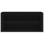 vidaXL Schuhregal Schwarz 100x35x45 cm Holzwerkstoff vidaXL Schuhregal Schwarz 100x35x45 cm Holzwerkstoff