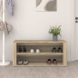 vidaXL Schuhregal Sonoma-Eiche 100x35x45 cm Holzwerkstoff vidaXL Schuhregal Sonoma-Eiche 100x35x45 cm Holzwerkstoff