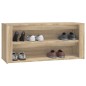 vidaXL Schuhregal Sonoma-Eiche 100x35x45 cm Holzwerkstoff vidaXL Schuhregal Sonoma-Eiche 100x35x45 cm Holzwerkstoff