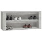 vidaXL Schuhregal Betongrau 100x35x45 cm Holzwerkstoff vidaXL Schuhregal Betongrau 100x35x45 cm Holzwerkstoff