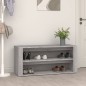 vidaXL Schuhregal Grau Sonoma 100x35x45 cm Holzwerkstoff vidaXL Schuhregal Grau Sonoma 100x35x45 cm Holzwerkstoff